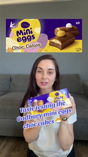 Cadbury Mini Eggs Choc Cakes Taste Test Review