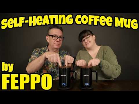 FEPPO Self-Heating and Warming Mug - HOT Coffee for HOURS