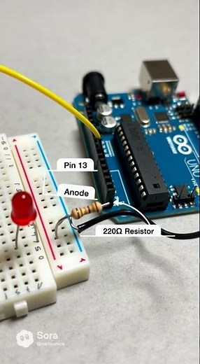 Arduino Uno LED Project | Beginner Electronics Tutorial