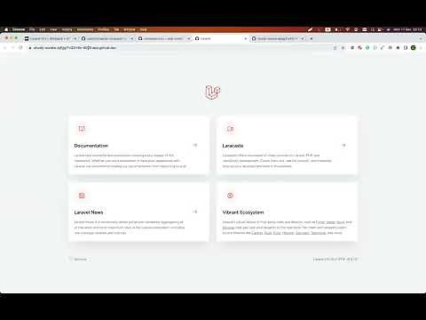 Laravel 10.x + Backpack + Github Codespaces