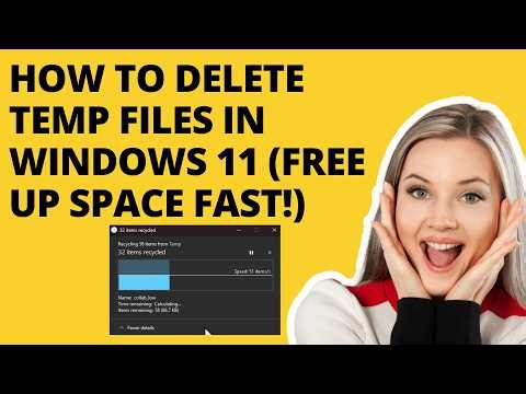 How to Delete Temp Files in Windows 11 (Free Up Space Fast!)