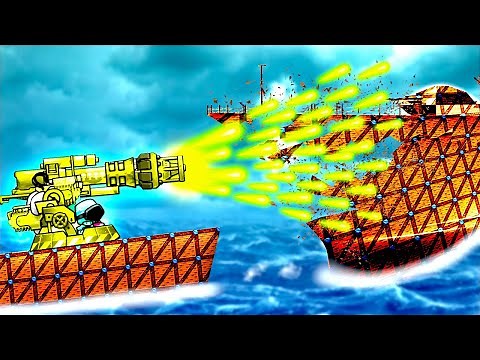 Using The New Battleship MiniGun Cannon In Forts!