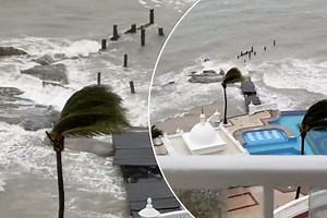 Hurricane Helene slams into Mexico submerging Cancun resorts in torrential rain