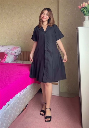 Rekomendasi dress hitam simpel & cantik🖤✨ Bisa jadi referensi dress buat Jumat Agung juga nih gurlsss🥰🫶 #dresshitam #dressbalon #blackdress #jumatagung #dress