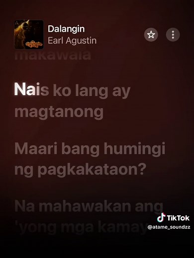 Dalangin by Earl Agustin - Full Lyrics