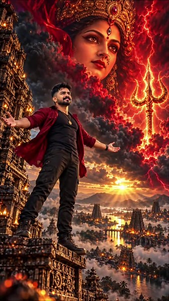 🙏 “When God is with you, no power can defeat you. Trust in Amma, walk with courage, and let divine blessings guide every step of your life. ஓம் சக்தி! 🔱❤️‍🔥” #creatorsearchinsights #capcut #tiktok #soundviral #trendingvideo
