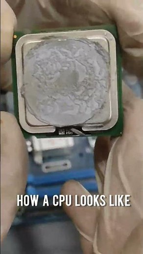 How a CPU looks like!