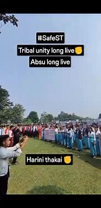 Tribal unity long live Cctoa jindabad Jwi boro harini#safest | Harini thakai