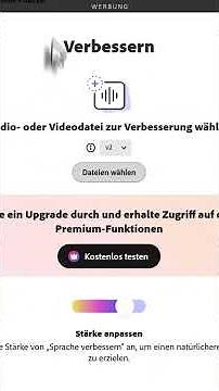 So verbessern Sie die Sprach- und Audioqualität in Adobe Podcast #adobepodcast #tutorial