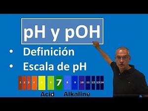 pH definición y escala de pH