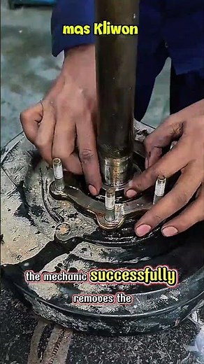Rear Axle Wheel Bearing Nut and Lock Washer Removal Process#shorts #automotive #mechanic #repair