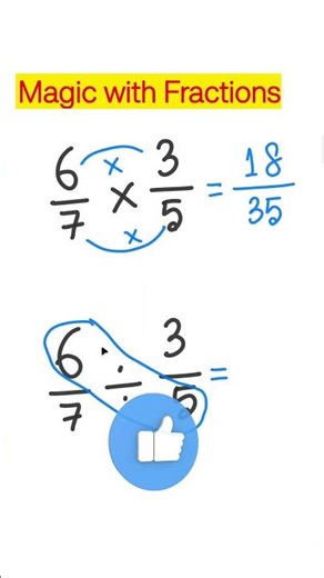 Magic with Fractions! 🪄 Multiply & Divide in Seconds #shorts