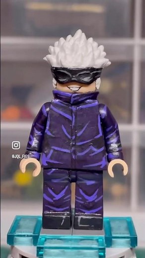 How I made my #legocustom #gojo from #jujutsukaisen