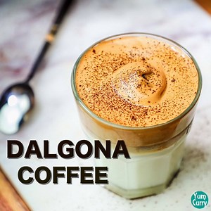 Dalgona Coffee - Cold coffee without machine Youtube Channel - http://bit.ly/2ze1ZZK | Yum Curry