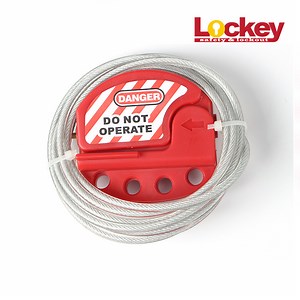 [Hot Item] Steel Cable Lock and Wire Cable Lockout with 2m Cables
