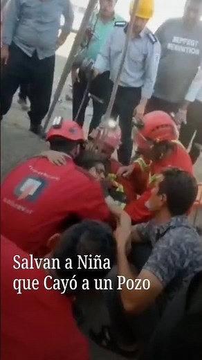 Rescatan a niña que cayó en un pozo de 15 metros de profundidad en Irán