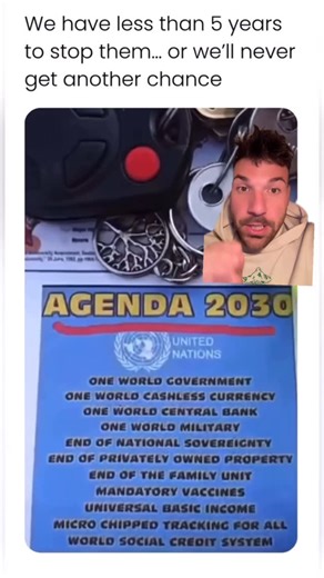 Sheldon Surya 𓂀 on Instagram: "🚨 If we don’t stop Agenda 2030 in the next 5 years… it’s game over. This isn’t a conspiracy, it’s the New World Order’s master plan for total control over humanity. Digital IDs, AI surveillance, and global governance disguised as “sustainability.” The trap is being built around us right now. But there’s still time to wake up and rise above it. 🌎⚡ If you’re ready to break free from this matrix system and take your power back then comment the word “ELEVATE” and I’