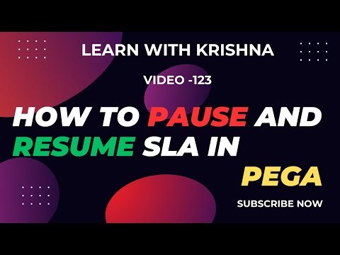 123. How to Pause and Resume Service Level Agreement in PEGA || #SLA #PEGA #SLA #queues
