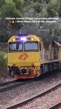 Ultimate Aussie Freight Locomotive Montage 🚂🔥 | More Heavy Haul on My Channel!