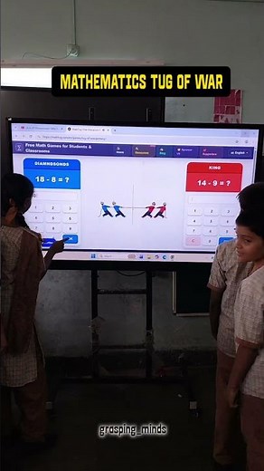 Mathematics - Tug of war. #mindgames #education #tugofwar #classroom #