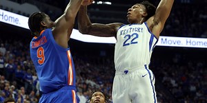 The Gator men’s basketball team falls for the 1st time this season at No. 10 Kentucky, 106-100