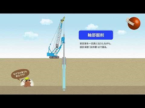 山一工務店の「アースドリル工法」
