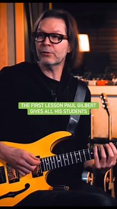EXPOSED: Paul Gilbert’s first lesson to new students #paulgilbert #racerx #mrbig #80smusic #hairband #shredding #rickbeato | The Axe Guitar Channel