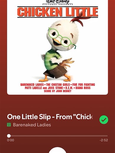 jess on Instagram: "THE SKY IS FALLING!!!!!!!!!!!! Halloweek 2025 - Day 5: Chicken Little from Chicken Little with the song "One Little Slip" by Barenaked Ladies [song is at the end since it's not available on here and I genuinely love this song]"