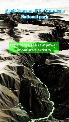 Black Canyon of the Gunnison 3D Flyover | Steepest Cliffs & Deepest Shadows in North America