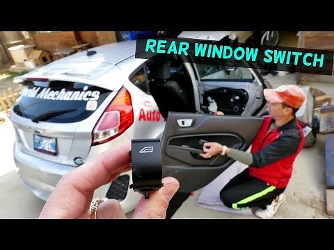 FORD FIESTA REAR WINDOW SWITCH REPLACEMENT REMOVAL MK7 2008-2017