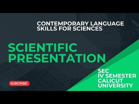 Scientific Presentation detailed explanation | SEC Sciences Fourth Semester Calicut University