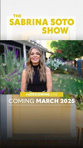 The Sabrina Soto Show premieres this March on The Design Network! #ReDesigningLife