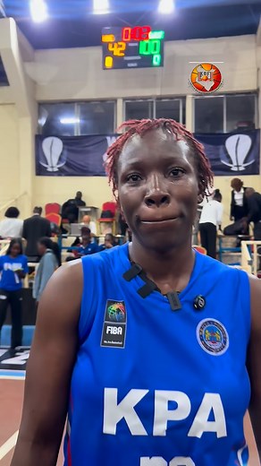 Post-match vibes with Natalie Akinyi of KPA after their dominant 100–42 win over Gladiators in the WBLA! 💪 She says the team is fitter, more confident, and ready to face APR tomorrow. | KBF- Kenya Basketball Federation