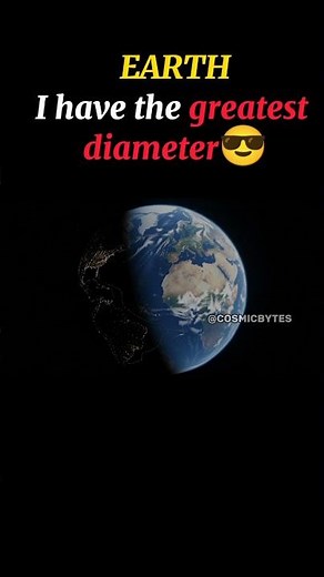 Planets Fight: Who Has the Largest Diameter in the Solar System? #cosmicbytes #shorts