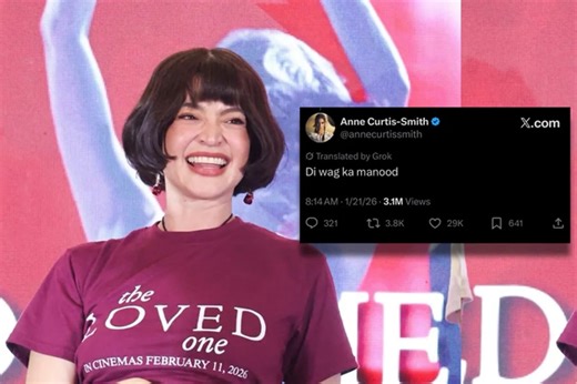 Anne Curtis speaks out on viral ‘Di wag ka manood’ remark | ABS-CBN Entertainment