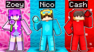 Today, Nico and his friends use ONLY their color in Minecraft! They must prove to each other which color is the best! Who's color will be the best?! Watch to find out! #Minecraft #MinecraftMod #Nico #NicoAndCash | Nico