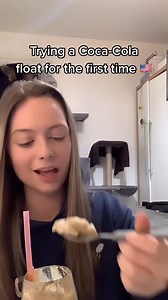 40K views · 1.2K reactions | "Trying a Coca-Cola Float for the First Time " #cokefloat #firsttimeexperience #classicdesserts #summerfun #treatyourself #coffeedesserts #americandream #foodieadventures #yummytreats #foodie #american #british #fyp | Dawn Farmer | Facebook