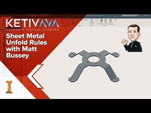 Sheet Metal Unfold Rules | Autodesk Virtual Academy