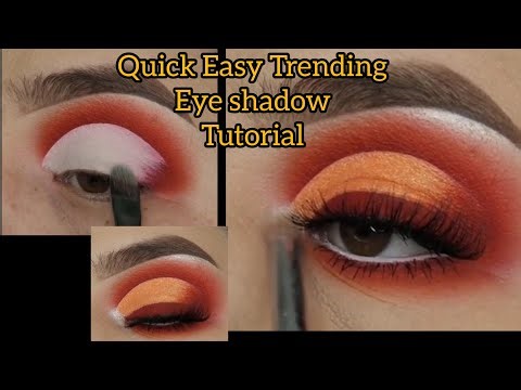 Quick Easy Smokey Eye Makeup Tutorial|Red Smokey Eye Makeup Kese Kare|Ready To Quick Eye Shadow Look