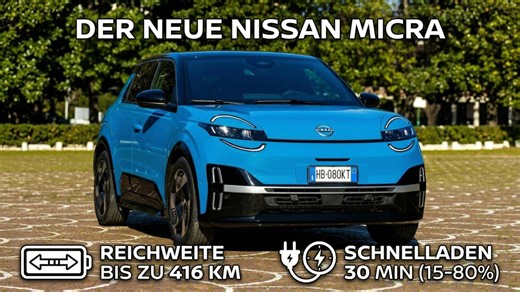 2026 Nissan Micra: Elektro-Comeback mit bis zu 416 km Reichweite