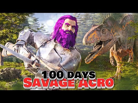 100 Days To Beat Arks Hardest Boss [Island Edition] Ark Survival Evolved