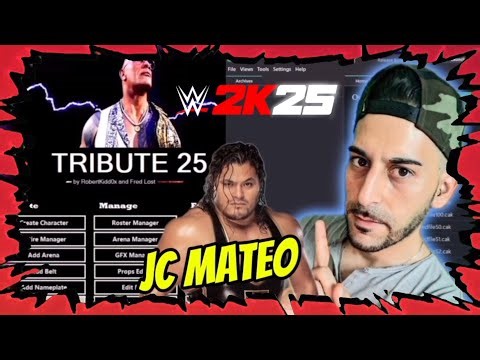 WWE 2K25 - INSERISCO IL NEO ARRIVATO JC MATEO (JEFF COBB) (GFX TUTORIAL) *spettacolare*