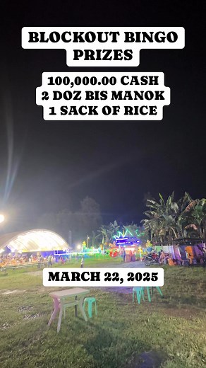 Blockout bingo prizes | Jan Jan Parlor Games and Rides