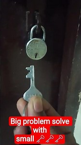 Big problem solve small key 🔐🗝️