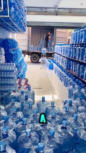 Practical method for unloading water jugs#shorts