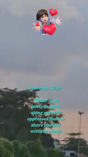 It’s better to walk in humility and stand with those who are lowly than to gain anything through pride. God lifts up the humble and sees the heart that chooses compassion over status. May we always choose character over comfort, and humility over honor. 💛🙏 #Proverbs1619 #ChooseHumility #GodlyWisdom #WalkInFaith #HEARToverPride | Verna Sendin Guilas