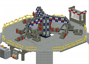 LEGO MOC-51004 Lifting Twist Fairground Ride (Creator > Creator Expert 2015)