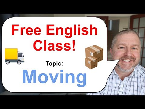 Free English Class! Topic: Moving 🚛📦🚚