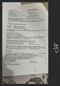 Complete the paragraph filling in the blanks with the appropria... | Filo