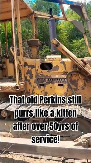 Massey Ferguson dozer Perkins engine #construction #heavyequipment #dozer #excavation